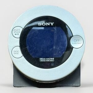 Sony ICFC7iP DreamMachine Alarm Clock Radio iPod/Phone Dock/Audio-In-Works Great